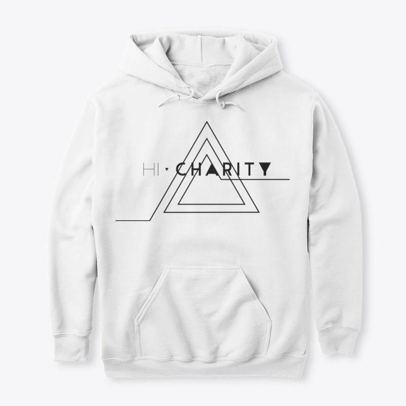 Hi, Charity Linear Triangle Logo Tee